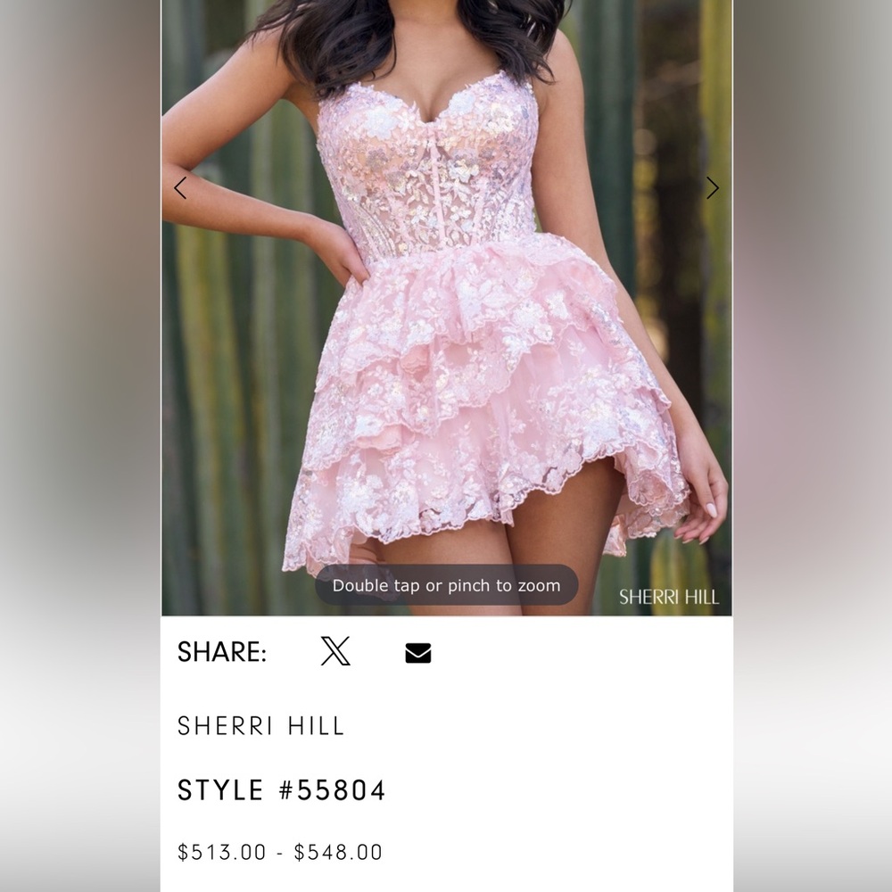 Sherri Hill dress—SIZE 4.